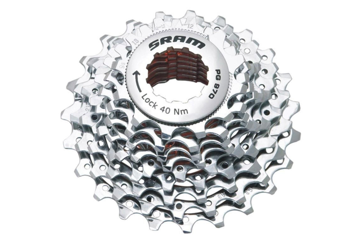 SRAM PG - 970 Lightweight 9 - Speed Road and Mountain Bike Cassette