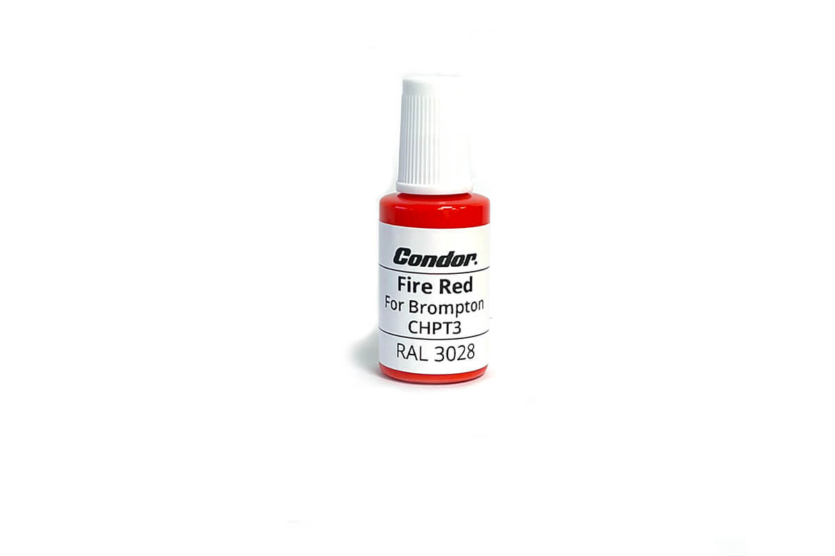 Condor Premium Brompton Touch - Up Paint Set in Fire Red for CHPT3 V3 (RAL 3028)