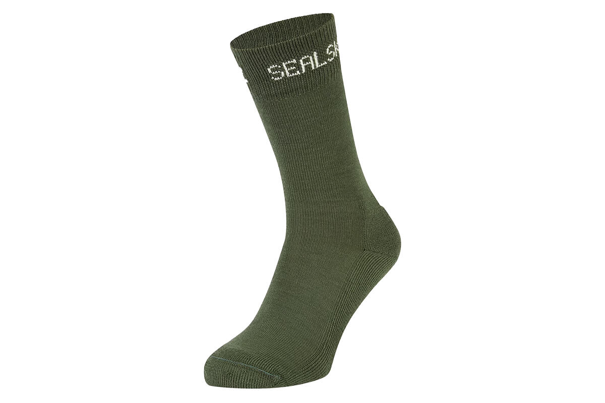 Sealskinz Premium Suffield Solo Merino Wool Liner Socks for Everyday Wear