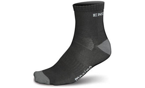 Endura Baa Baa Twin Pack of High - Performance Merino Cycling Socks