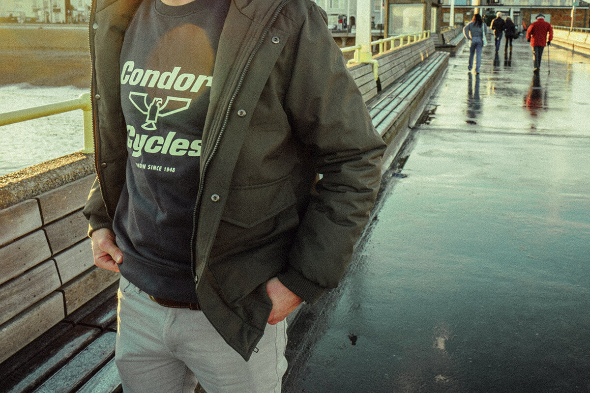 Condor Unisex Cosy Vintage Sweatshirt Made of Organic Cotton