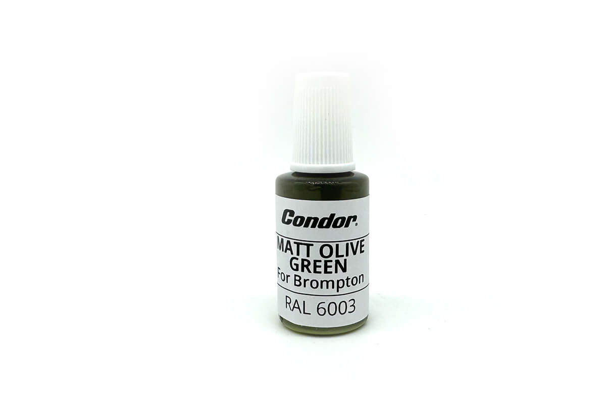 Condor Matt Olive Green Touch - Up Paint Ideal for Brompton Bikes