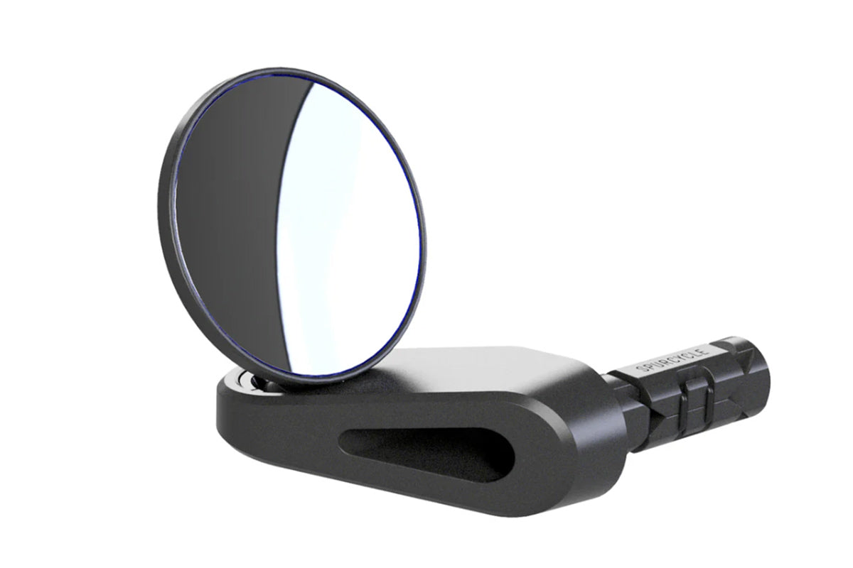 Spurcycle C50 Compact Composite Nylon Bike Mirror with 50mm Glass