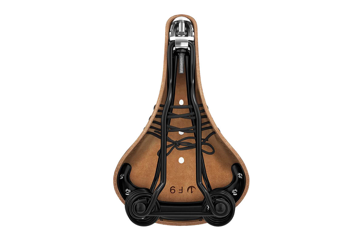 Brooks High - Quality Softened Leather Saddle for Cycling: Flyer Model