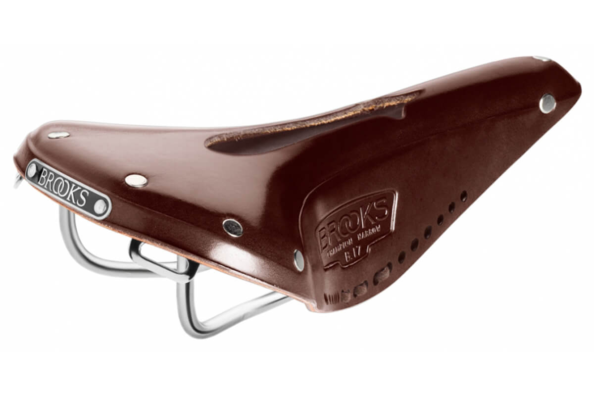 Brooks Narrow Carved B17 Cycling Saddle for Sporty Riders