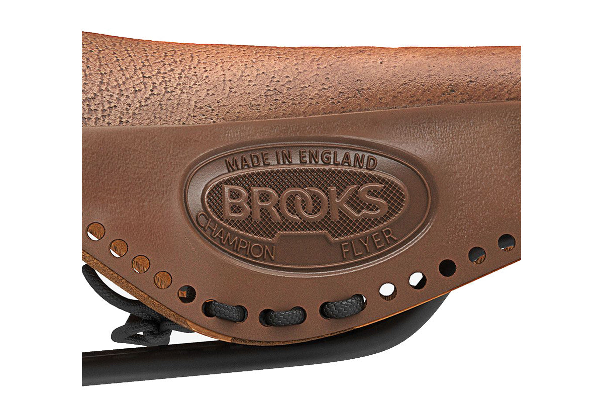 Brooks High - Quality Softened Leather Saddle for Cycling: Flyer Model