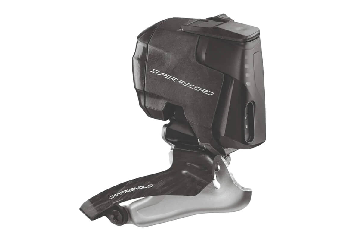 Campagnolo Super Record Wireless 12 - Speed Front Derailleur for 54/39t Crankset with Fast - Charging Battery
