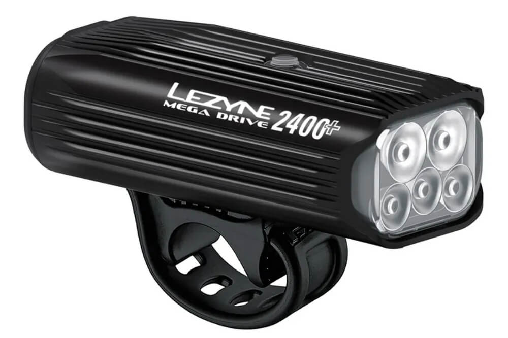 Lezyne's High - Powered Mega Drive 2400+ LED Front Light for Night Riding