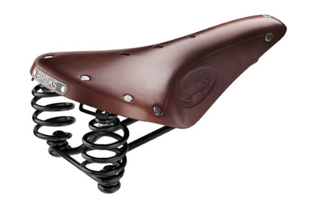 Brooks Classic Sprung Flyer Saddle for Long - Distance and MTB