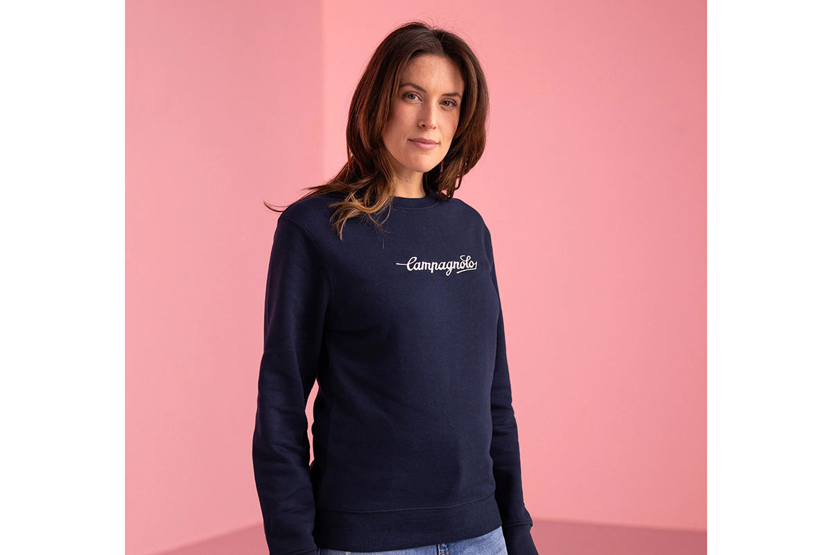 Campagnolo Unisex High - quality Round - neck Logo Sweatshirt