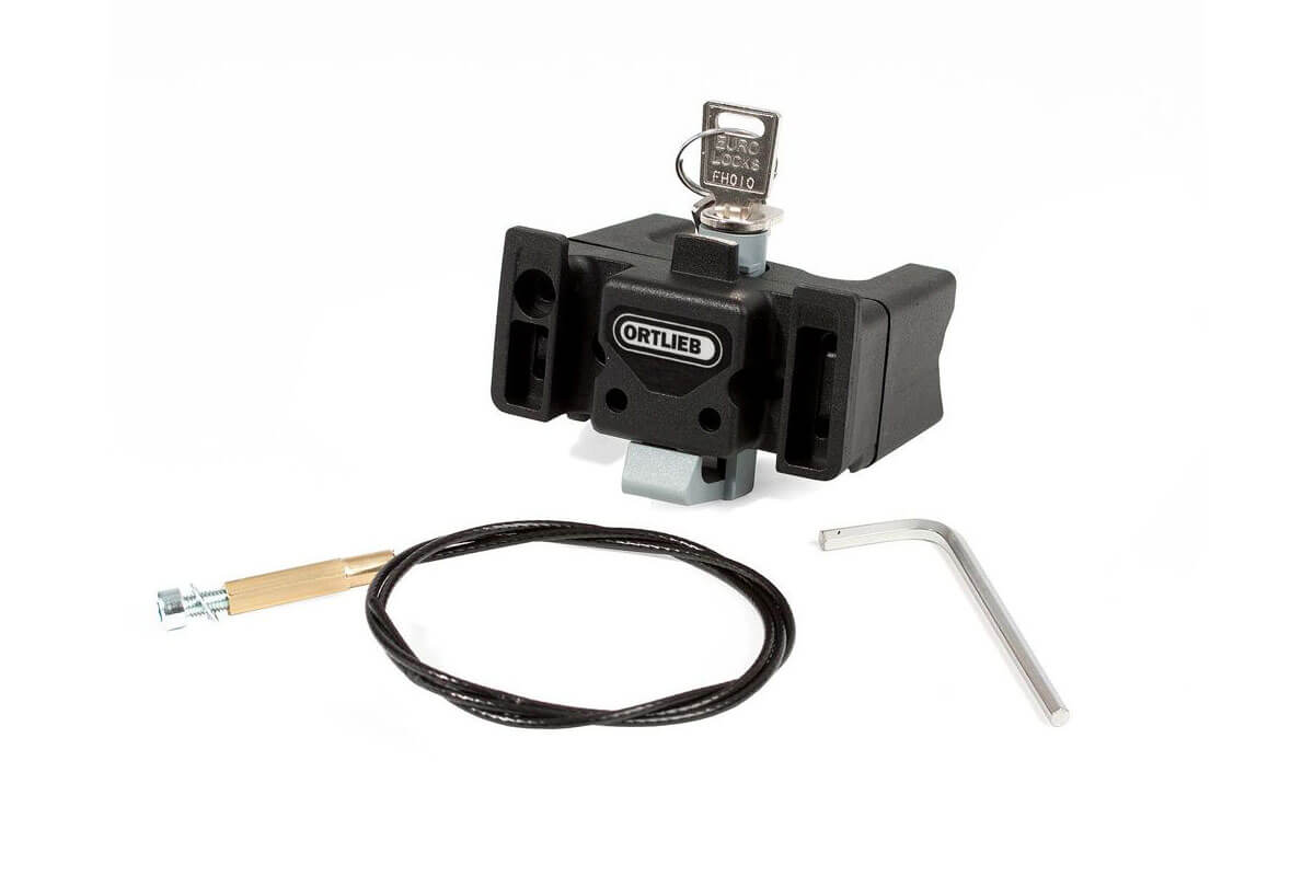 Ortlieb Mounting Kit for the Ultimate 6 Bar Bag - Model E185, Compatible with Multiple Bike Accessories
