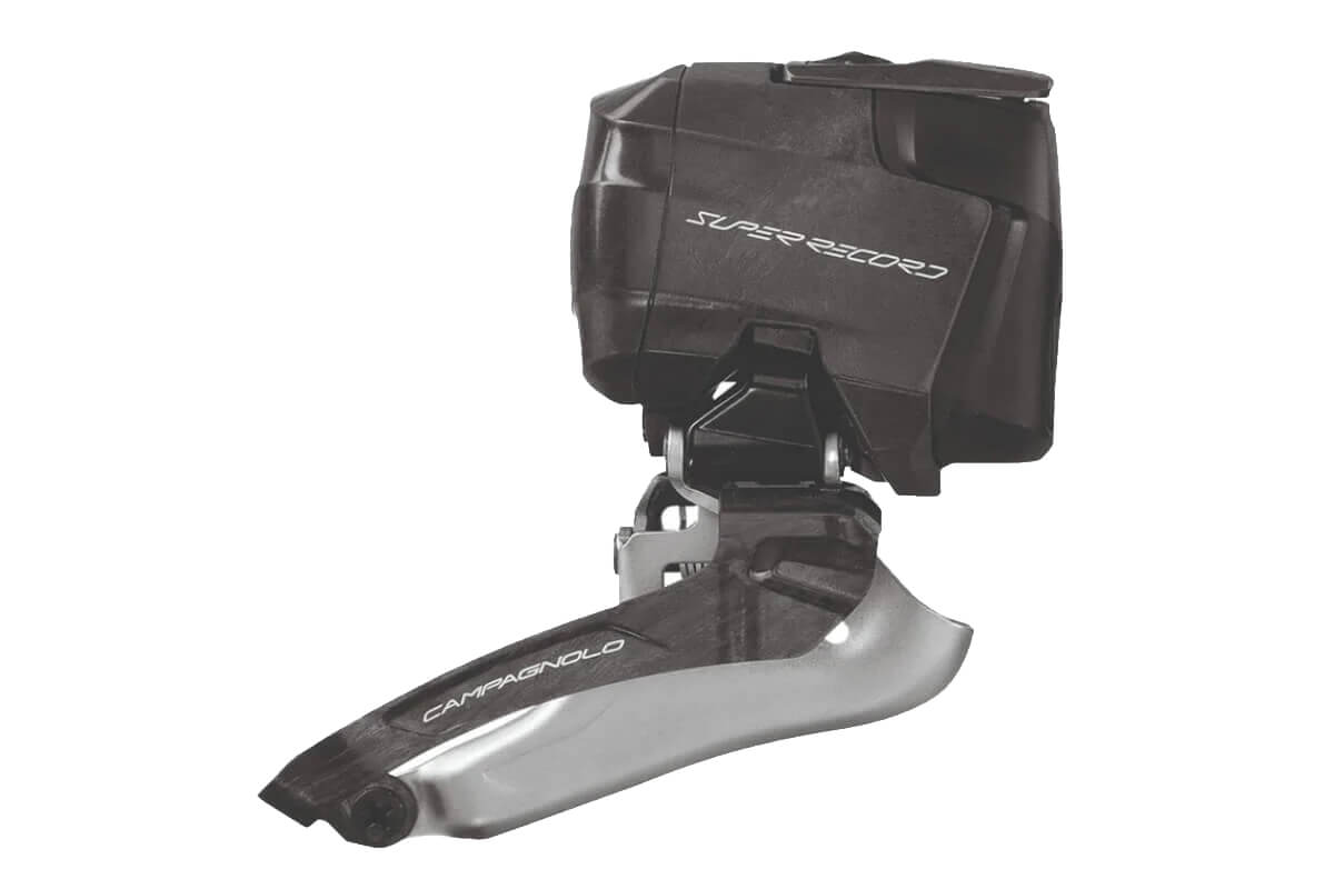 Campagnolo Super Record Wireless 12 - Speed Front Derailleur for 54/39t Crankset with Fast - Charging Battery