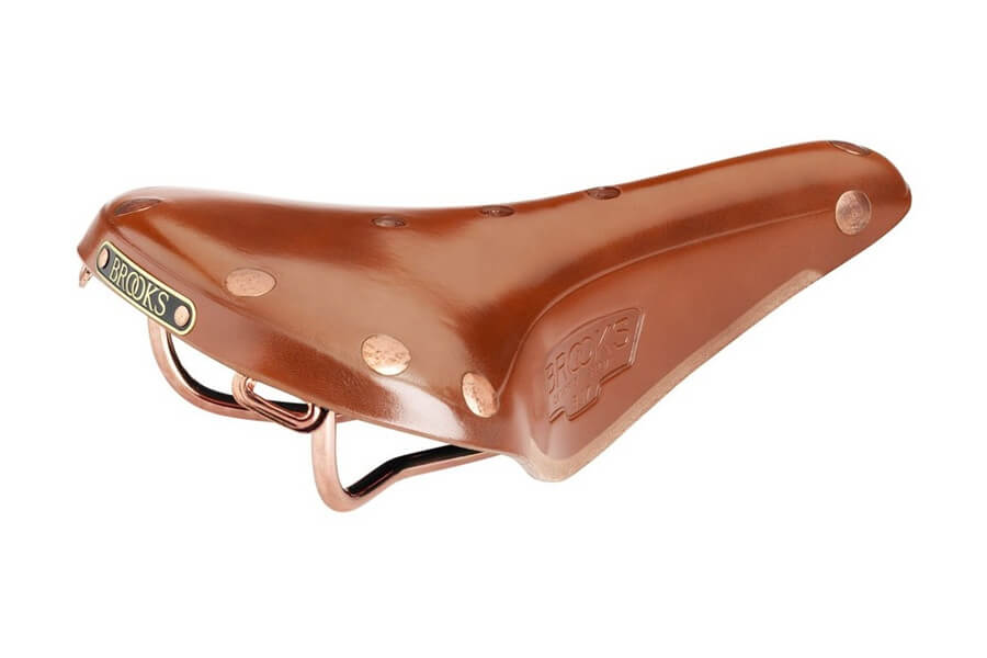 Brooks B17 Special Copper Plated Bicycle Saddle for Both Gents and Ladies