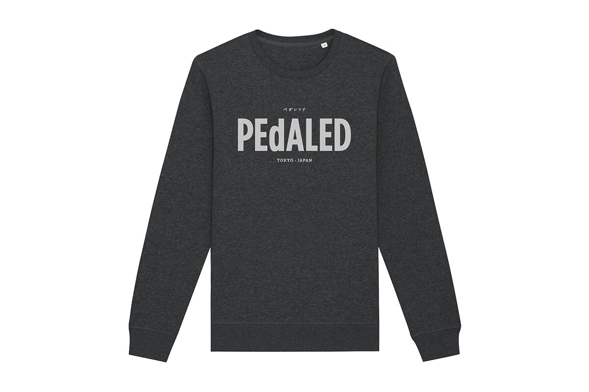 Comfy PEdALED Cotton Logo Long-Sleeve Sweatshirt for Casual Wear