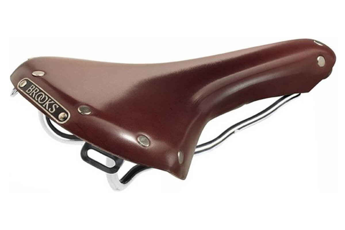 Classic Chrome Plated Brooks Swallow Racing Bicycle Saddle
