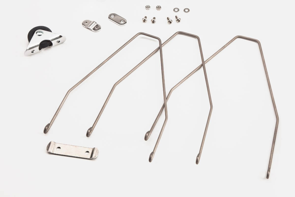 Version L Brompton Titanium Rear Mudguard Stay Set