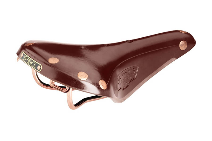 Brooks B17 Special Copper Plated Bicycle Saddle for Both Gents and Ladies