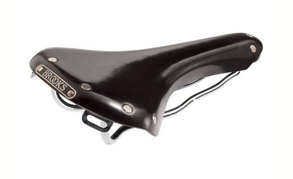 Classic Chrome Plated Brooks Swallow Racing Bicycle Saddle