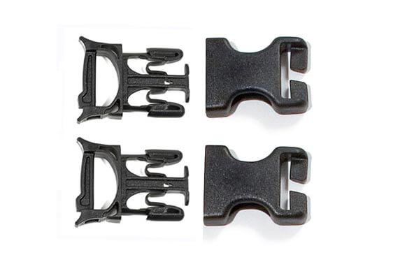 Ortlieb 25mm Stealth Side Release Buckle Repair Kit for Backpacks - Model E117