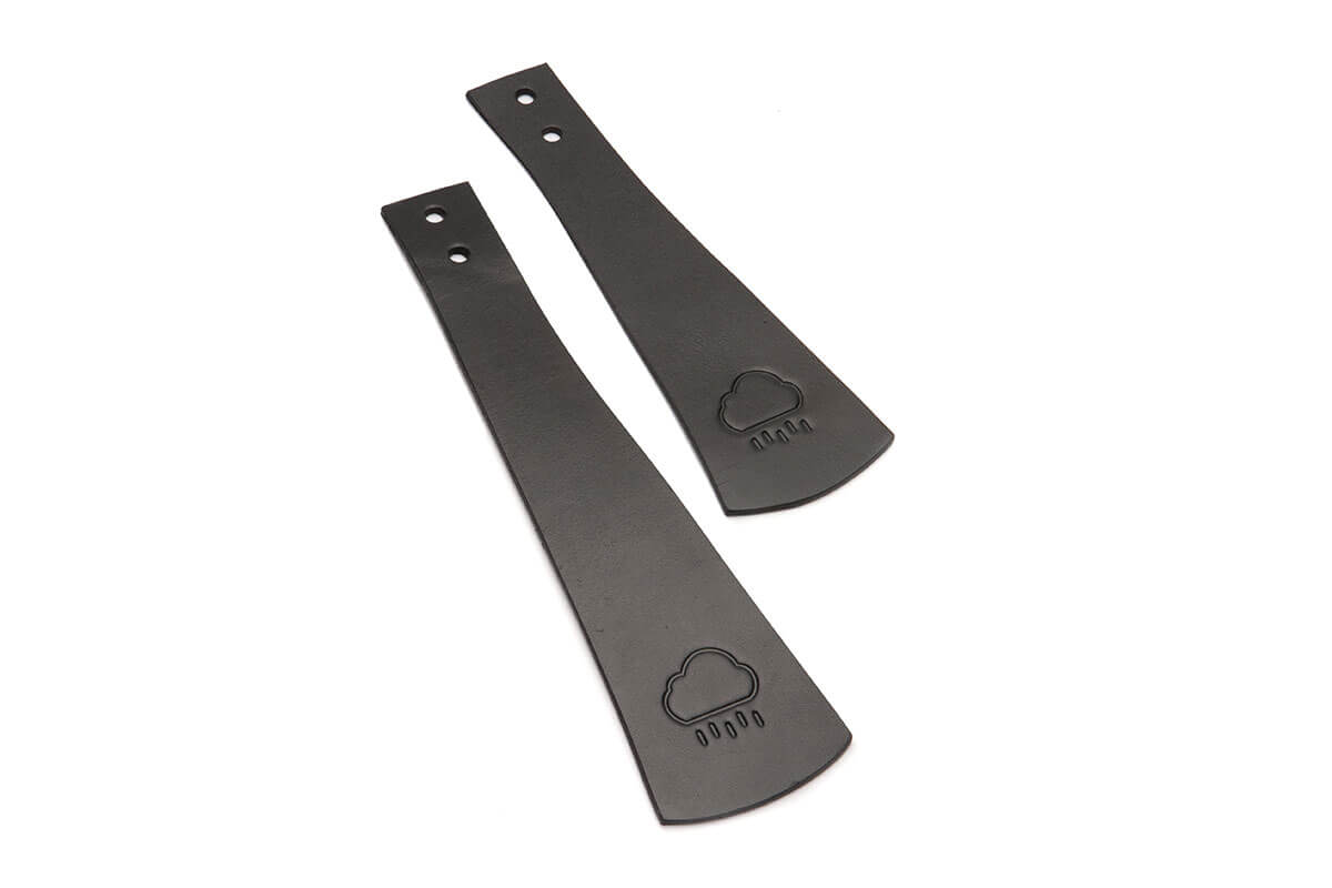 Portland Design Works Classy Italian Leather Lederlappen Mudflaps for Bicycles
