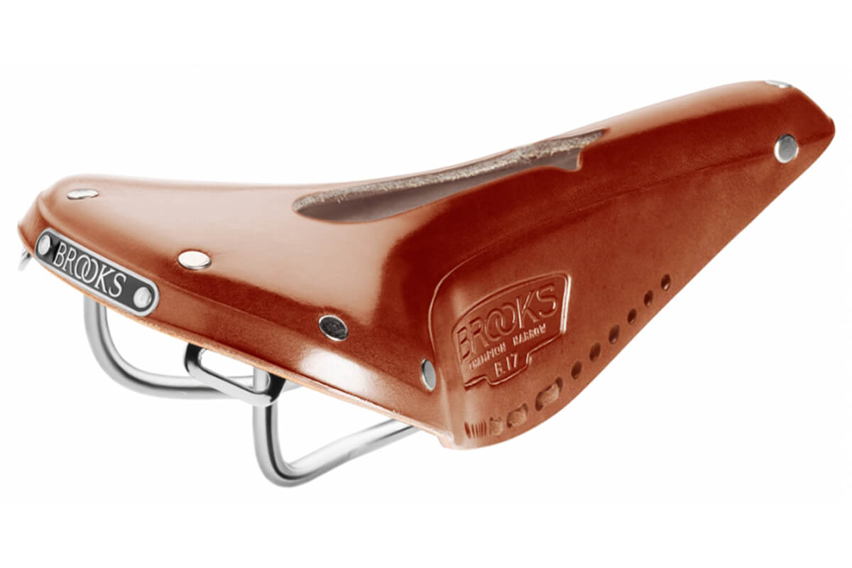 Brooks Narrow Carved B17 Cycling Saddle for Sporty Riders
