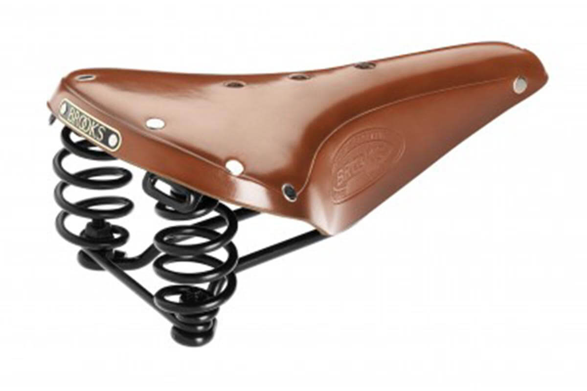 Brooks Classic Sprung Flyer Saddle for Long - Distance and MTB