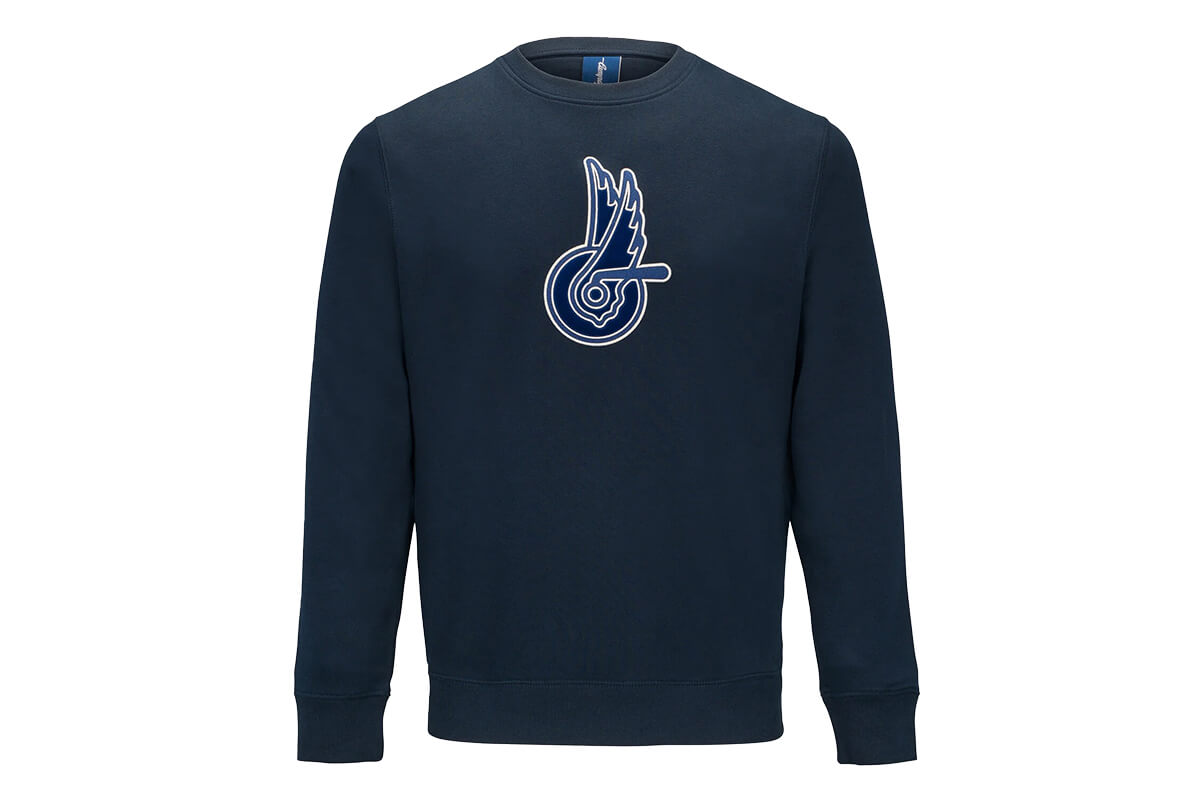 Campagnolo Unisex Sweatshirt with Embroidered Winged Logo