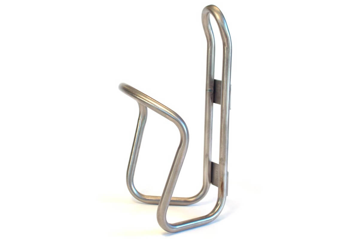 US-Made King Cage Titanium Bicycle Water Bottle Cage, Non-Marking and Strong