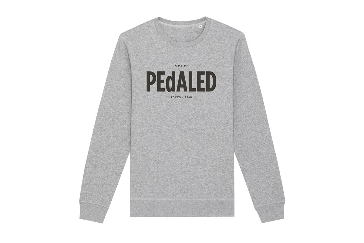 Comfy PEdALED Cotton Logo Long-Sleeve Sweatshirt for Casual Wear