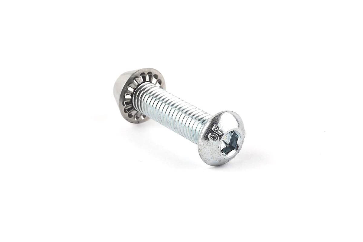Hexlox-Compatible Integrated Seat - Post Binder Bolt Set with Four Bolt Lengths